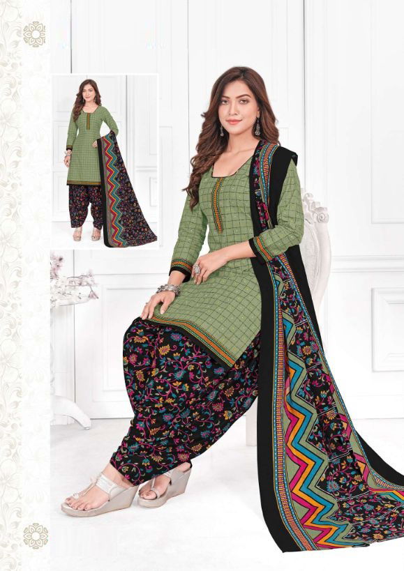 Madhav Punjabi Kudi 3 Ready Made Regular Wear Cotton Printed Ready Made Dress Collection